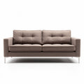Canapé contemporain en tissu beige avec des dimensions de 200 x 85 x 80cm
